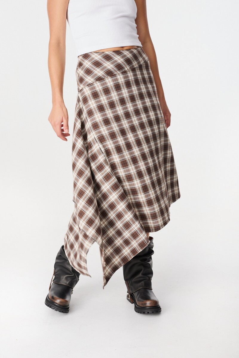 Falda Rectangular Cuadrille