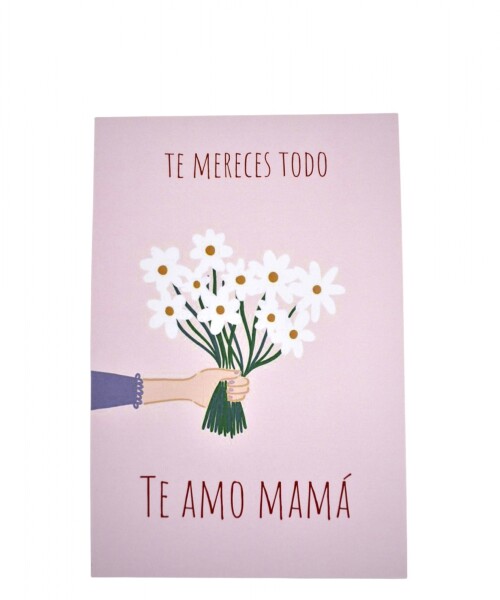 Tarjeta día de la madre 10x15 DISEÑO 17