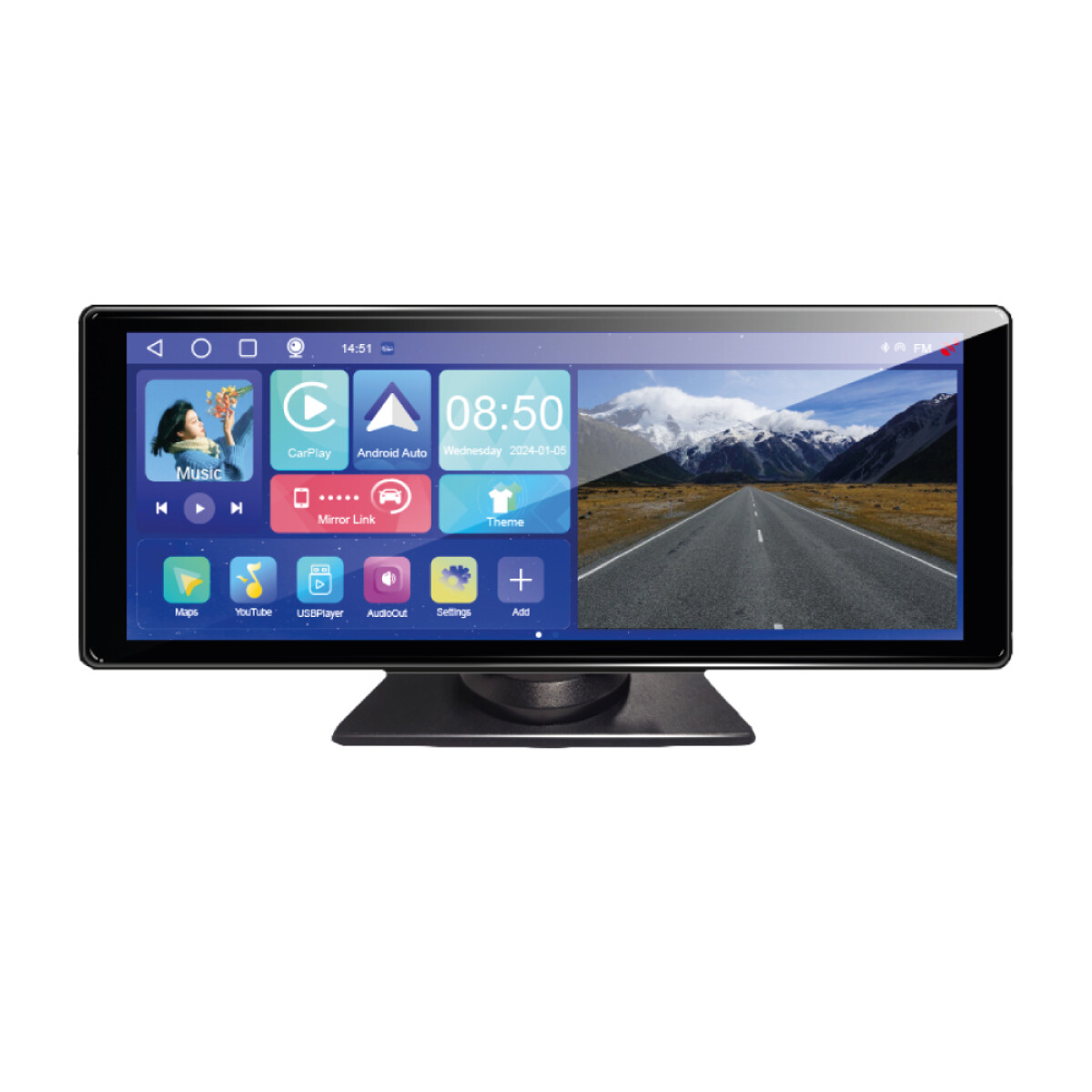 radio multimedia 10,26 pulgadas android xion 
