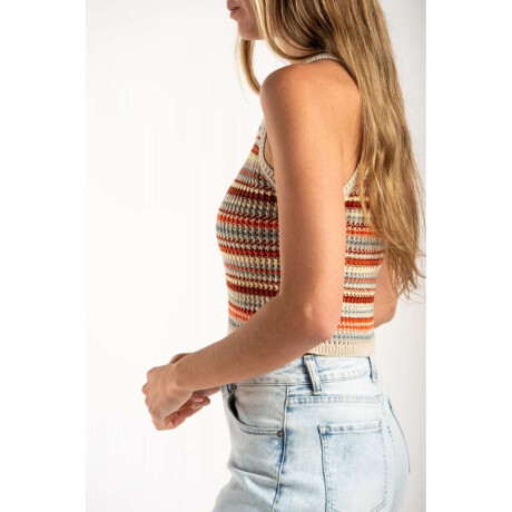 Top Tejido Rayado Multi