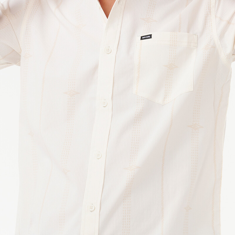Camisa Rip Curl Fun Times Aerotech - Blanco Camisa Rip Curl Fun Times Aerotech - Blanco