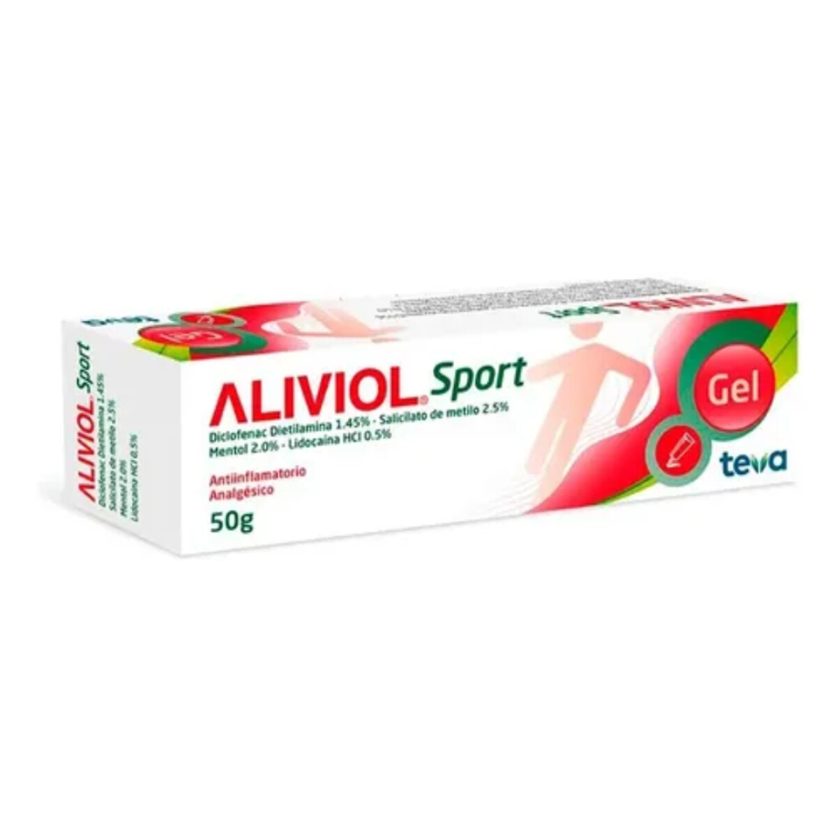 Gel Analgésico Antiinflamatorio Aliviol Sport 50 g 