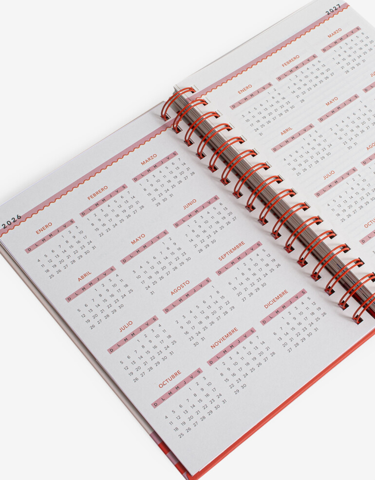 Agendas y Calendarios Agendas Agenda Ilustrada 2026 - Combinacion Multicolor