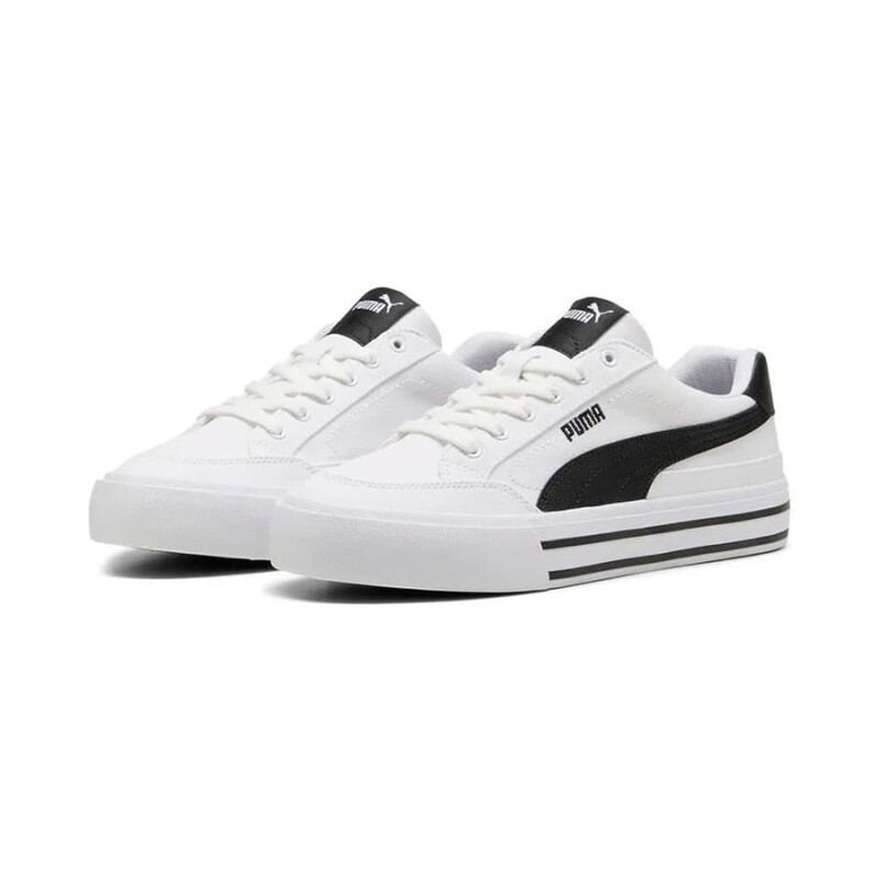 Championes Puma Court Classic Vulc de Hombre - 396353-02 Blanco-negro