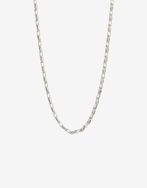 Collares Cortos Color Collar Corto De Acero Men´s Collection - Plateado