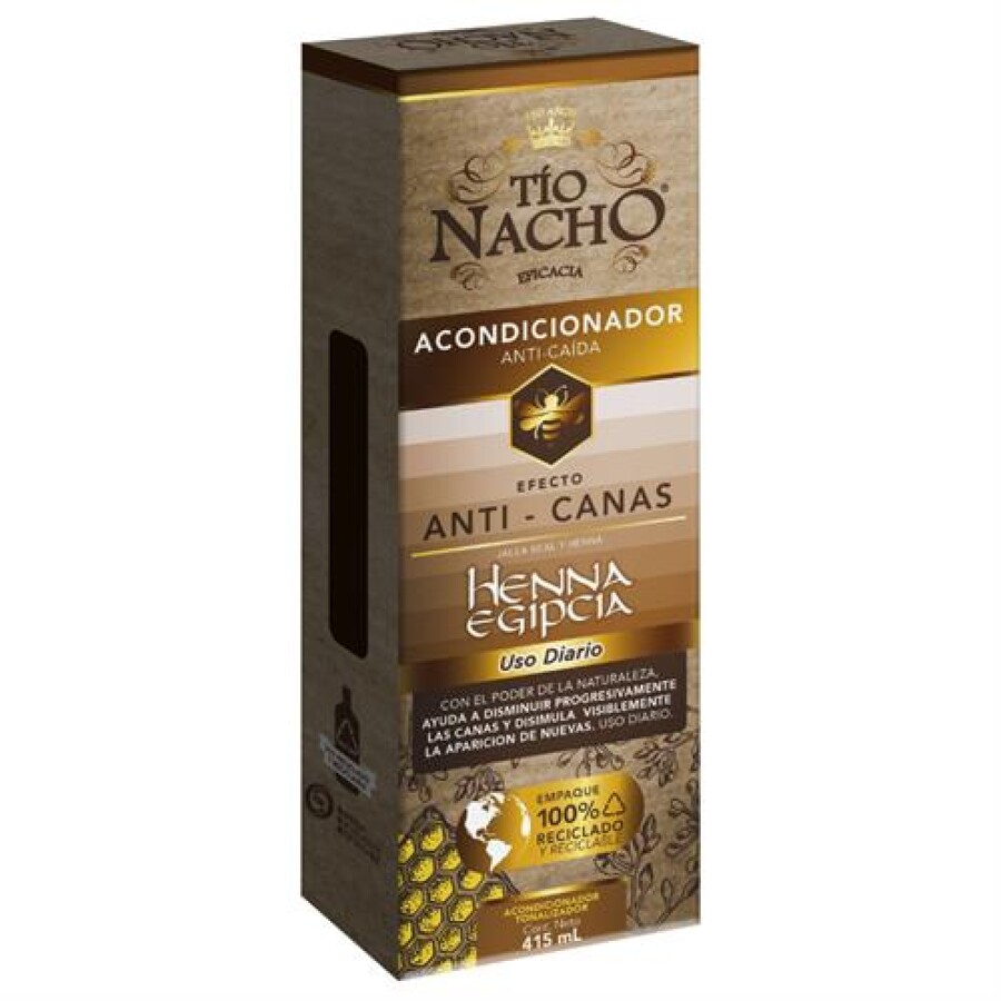 Acondicionador Henna Egipcia 415 ml – Tío Nacho Anti‑Canas Acondicionador Henna Egipcia 415 ml – Tío Nacho Anti‑Canas