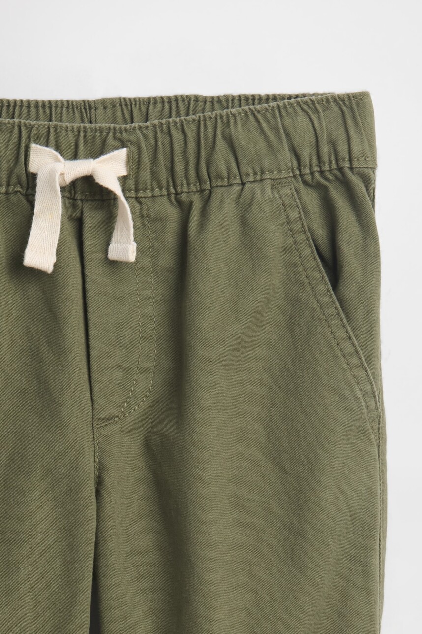 Pantalón Jogger Toddler Niño Army Jacket Green