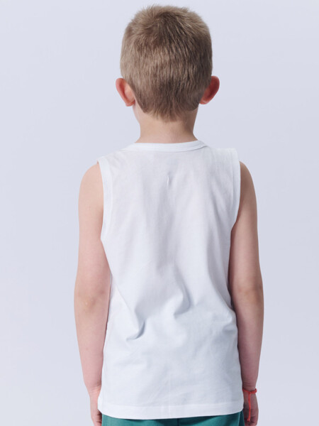 Musculosa básica Blanca
