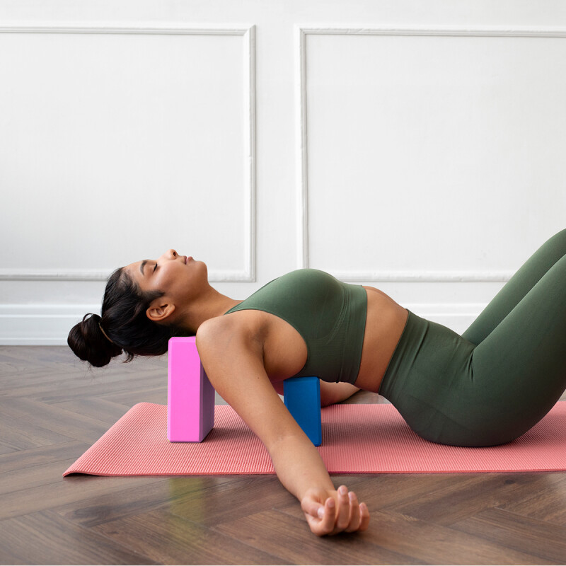 Bloque De Yoga Athletic Azul