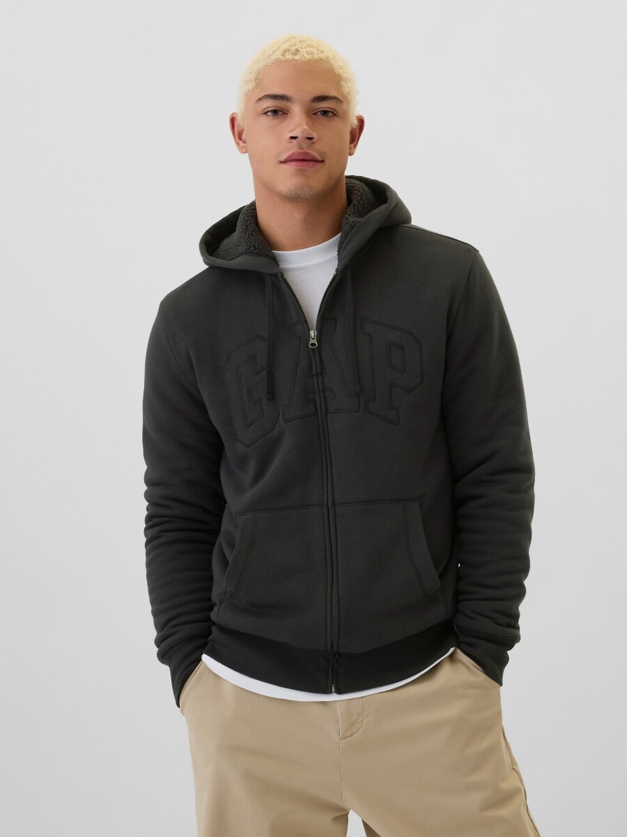Canguro Con Corderito Logo Gap Hombre - Moonless Night 