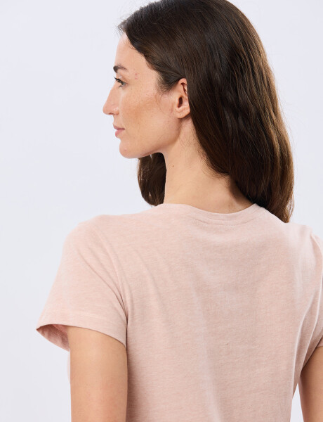 REMERA BÁSICA DE ALGODÓN Coral