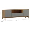 Rack Barcelona 1 Puerta 1 Cajon 1.80 2154vz Rack Barcelona 1 Puerta 1 Cajon 1.80 2154vz