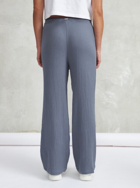 PANTALÓN TRAMA AZUL
