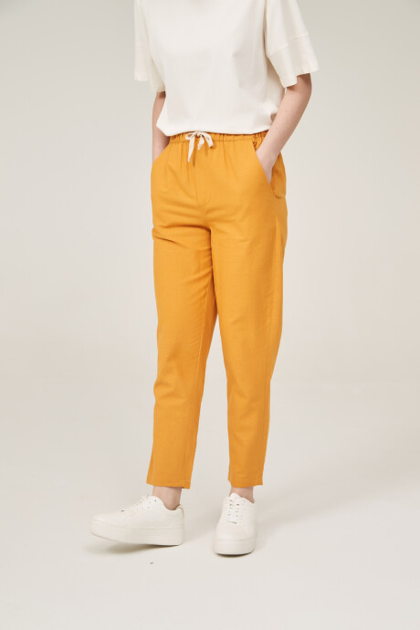 Pantalon Crispulo Mostaza