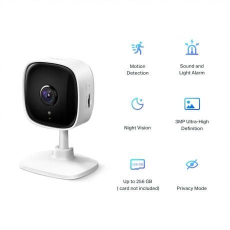 Cámara Interior De Seguridad TP-LINK TAPO C110 2K 3MP Visión Nocturna Cámara Interior De Seguridad TP-LINK TAPO C110 2K 3MP Visión Nocturna
