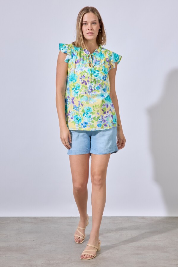 Blusa Spring MULTI/AMARILLO