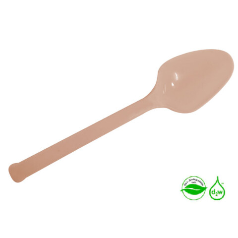 Cuchara Biodegradable x50 Unidades Durazno