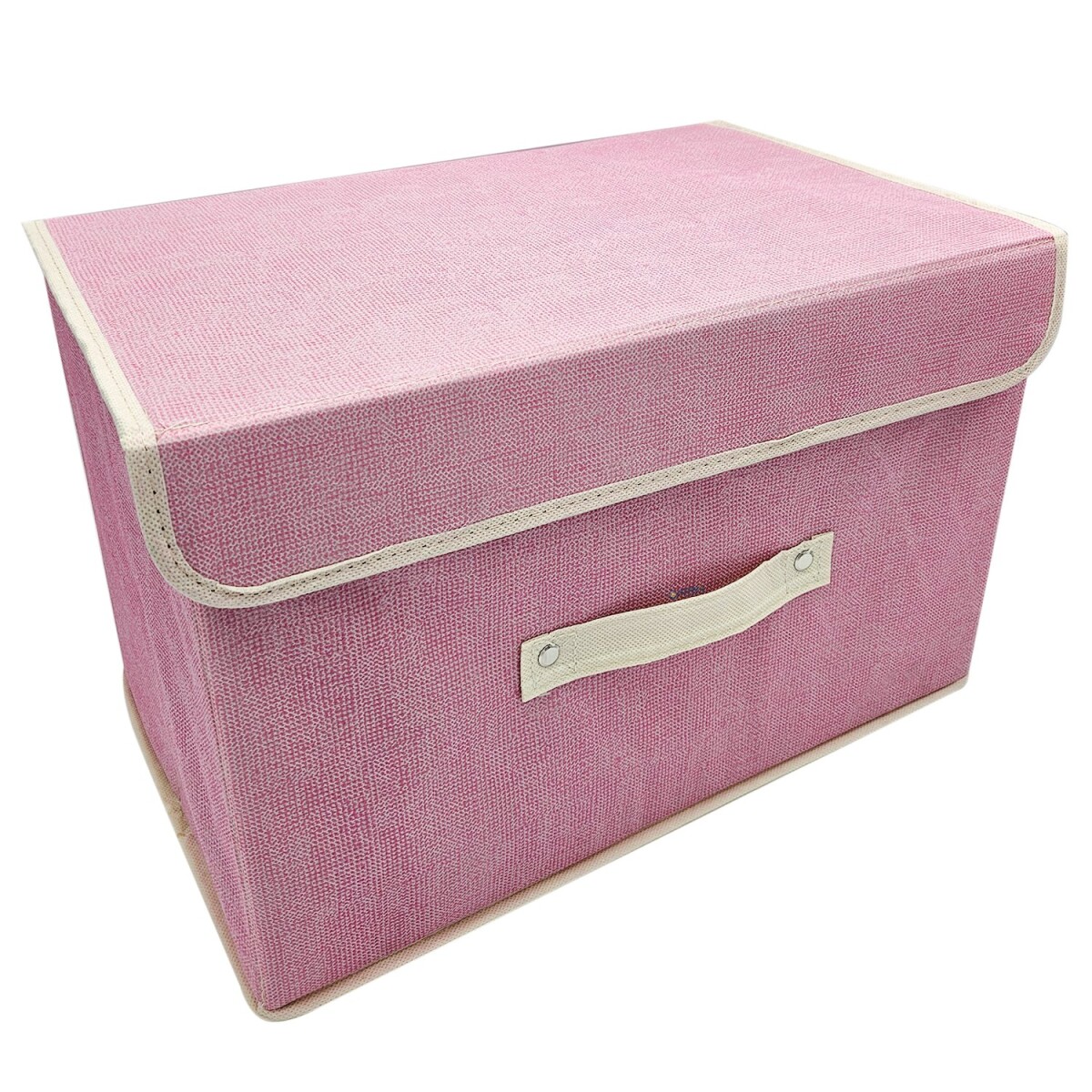 Cajón Caja Baul Organizador Tela Velcro Almacenamiento Ropa - Color Variante Rosa 
