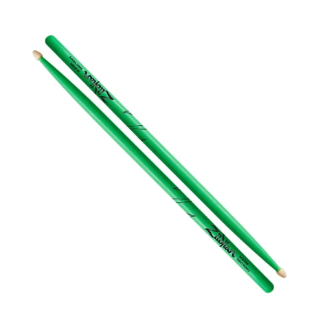 Palillos Zildjian Acorn Neon Green 5aw Palillos Zildjian Acorn Neon Green 5aw