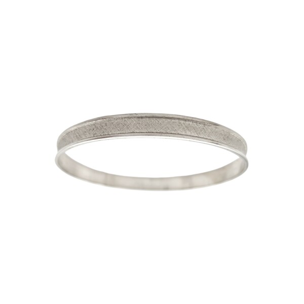 Esclava rayada con borde fina-Plata 925-Sin piedra-ES3007 sinpiedra