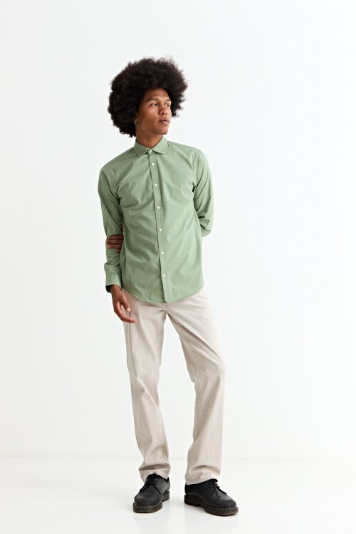 Pantalón recto CRUDO