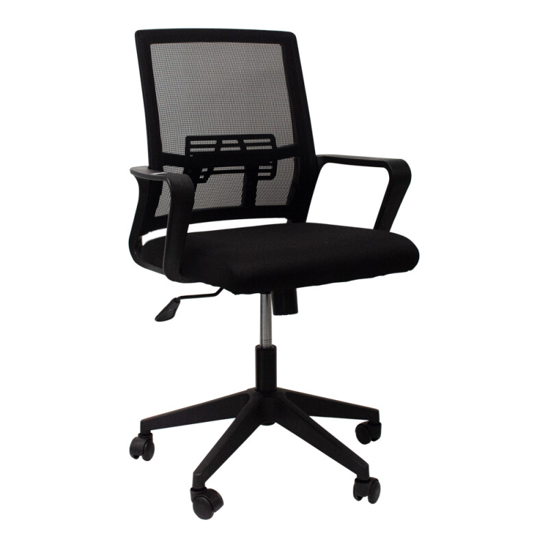 SILLA SECRETARIAL STARKEN EN NYLON,NEGRA, FC-1 001