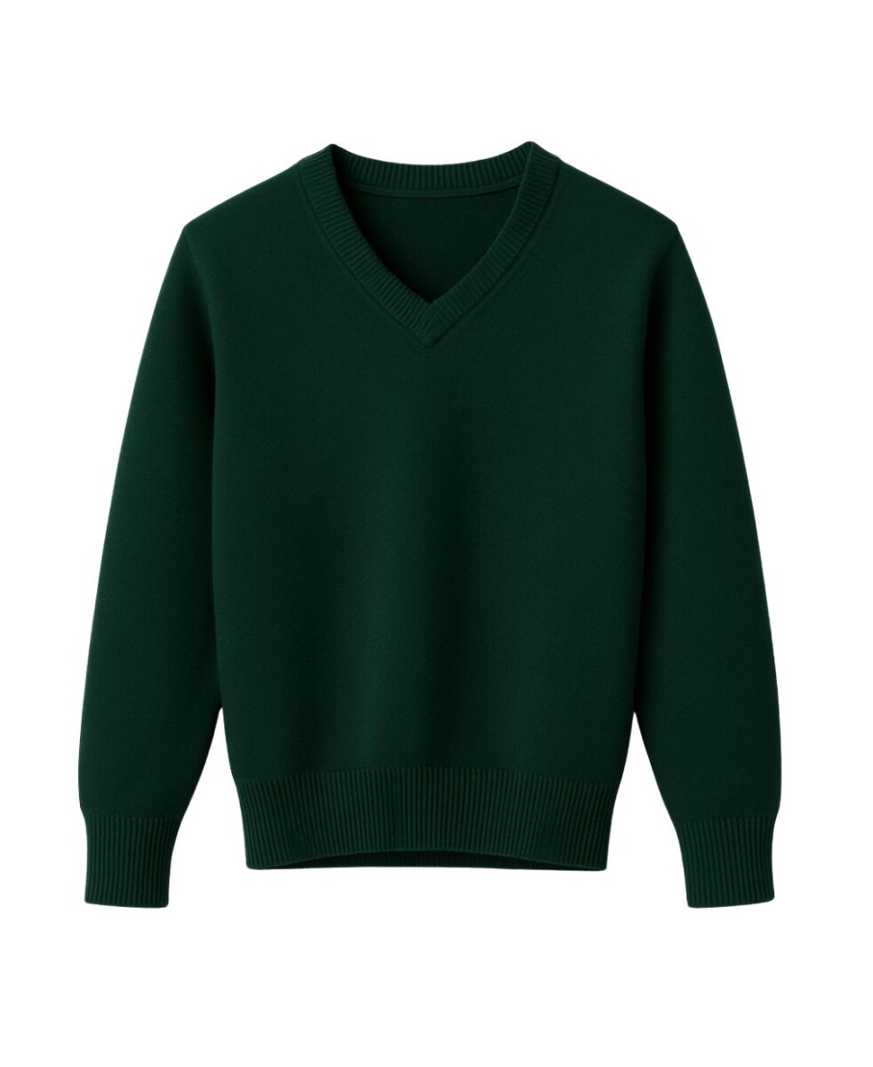 Sweater escote V - Verde 
