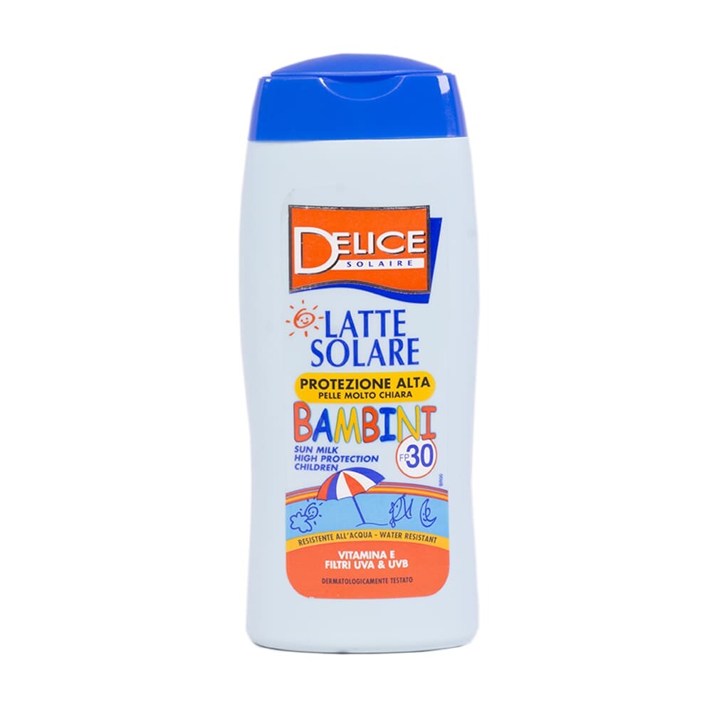 DELICE SOLARE LATTE FP 30 NIÑOS X250 ML. única
