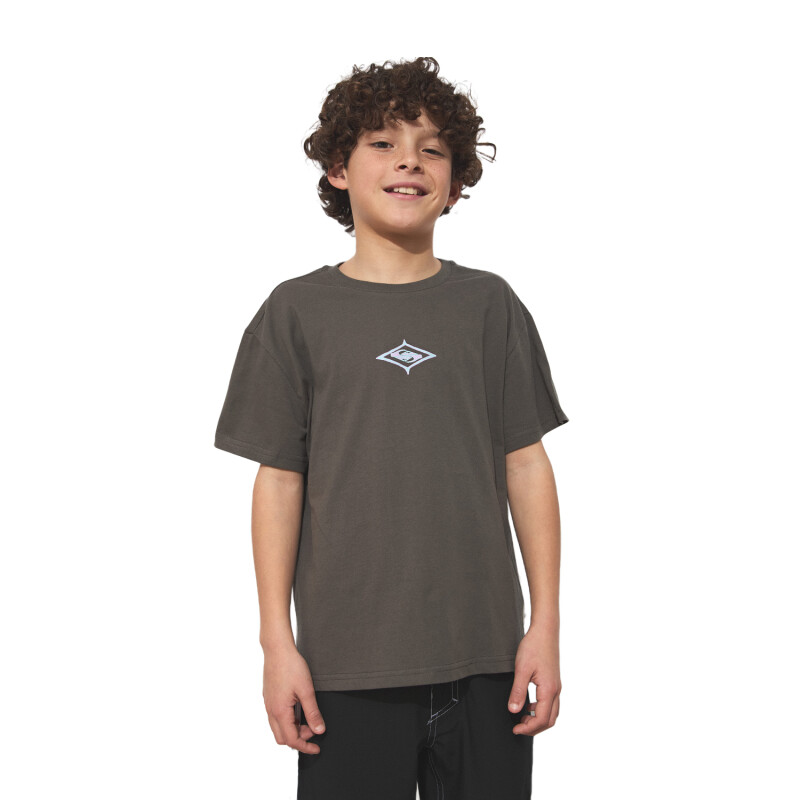 Remera Quiksilver Swell Squad niño - Gris Oscuro Remera Quiksilver Swell Squad niño - Gris Oscuro