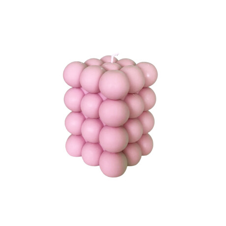 Vela burbuja rectangular 3x4 Rosado