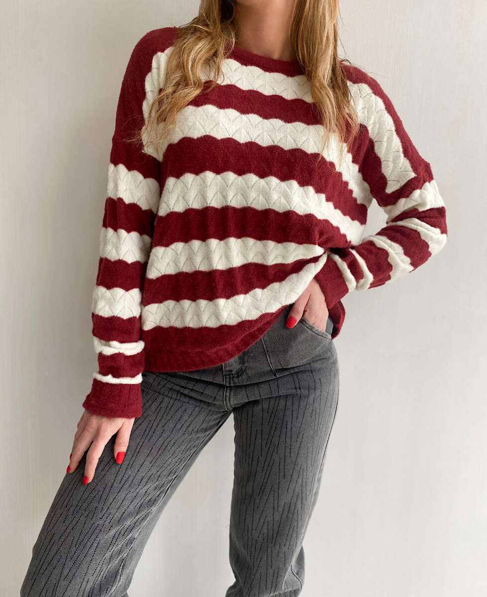 Sweater Rome - Bordó 
