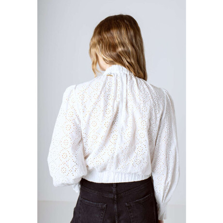 Blusa Broderi White