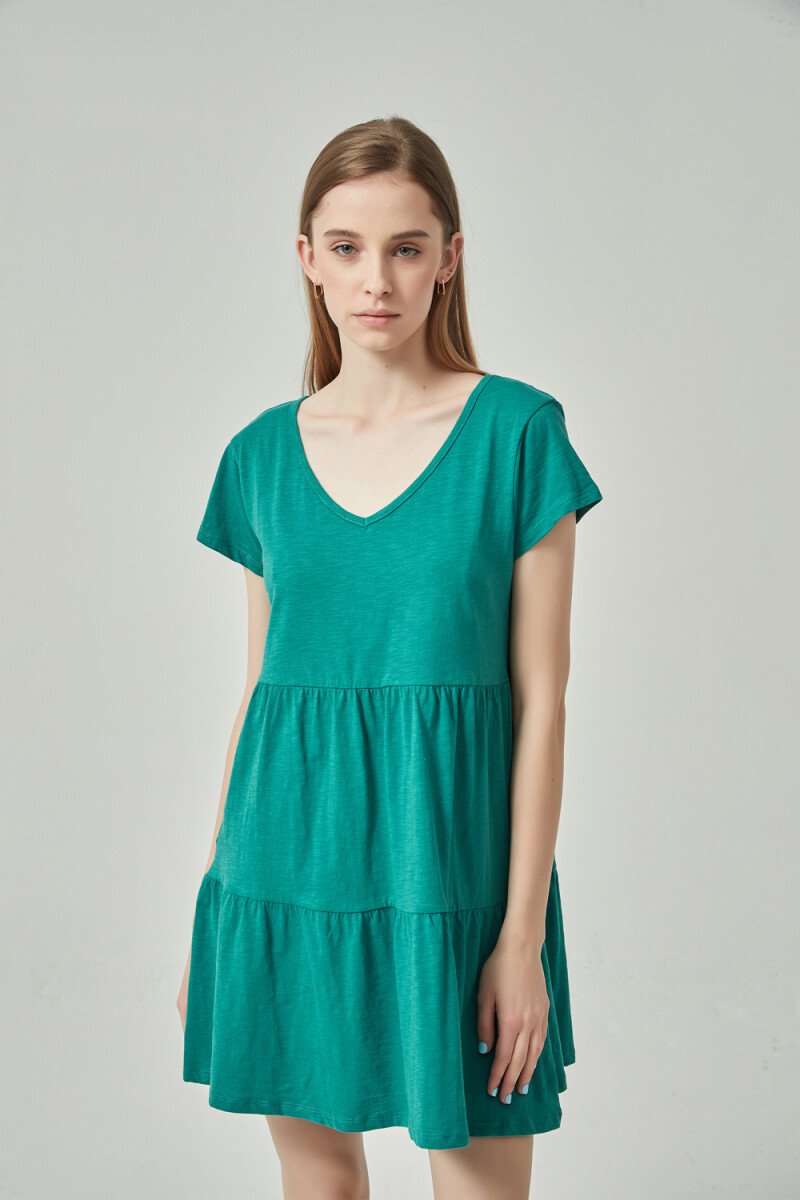 Vestido Boulevard - Verde Jade 