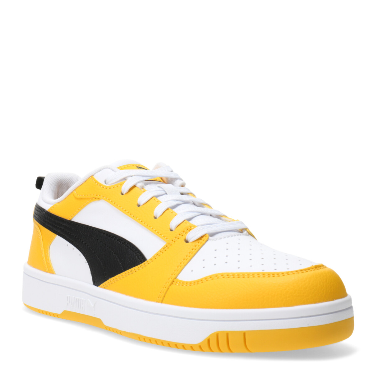 Championes de Hombre Puma Rebound V6 Low - Blanco - Amarillo - Negro 