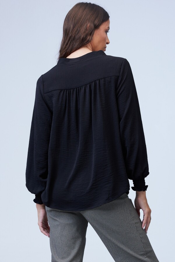 Blusa Frunces NEGRO