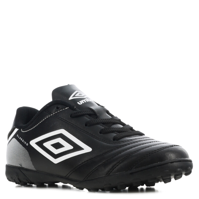 Championes de Niño Umbro Calzado Clasico TF Jr. Negro - Blanco