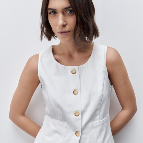 CHALECO CONA Blanco