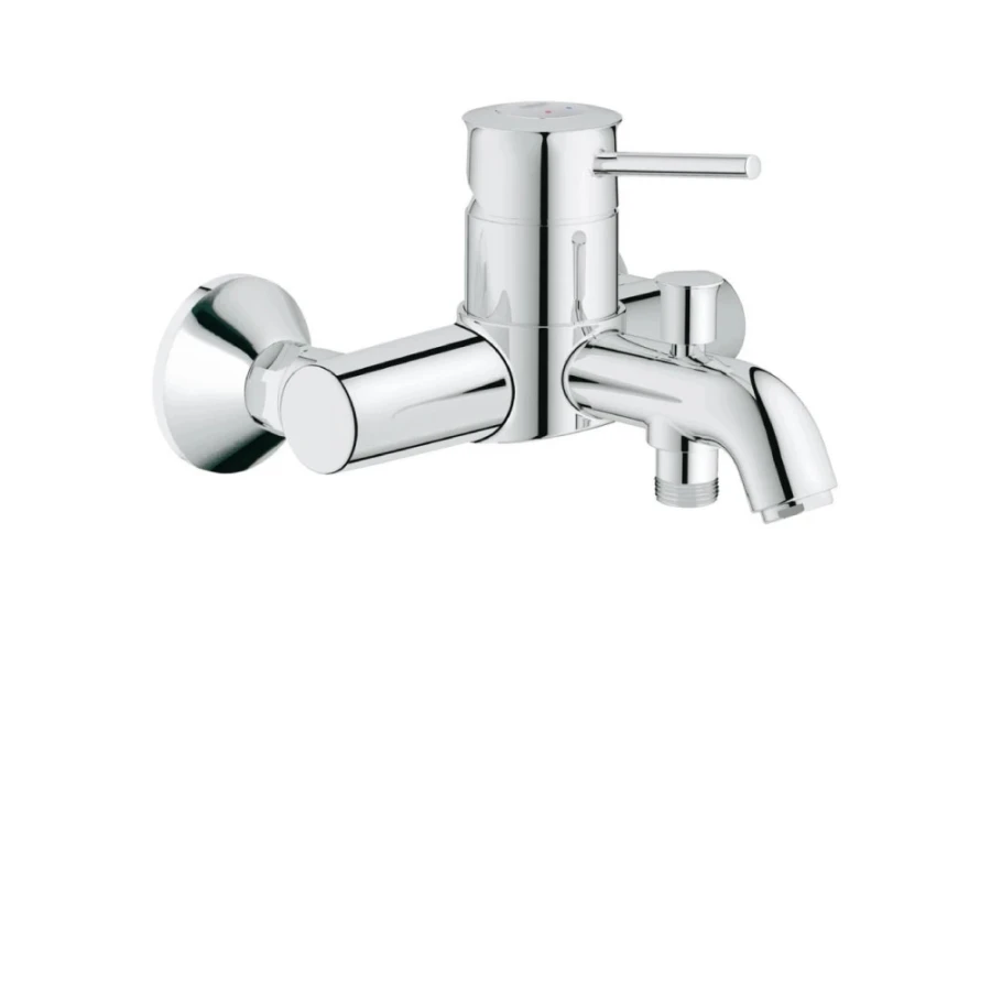 Grifería de Ducha Baño Monocomando de Exterior Cromado Línea Bauclassic Grifería de Ducha Baño Monocomando de Exterior Cromado Línea Bauclassic