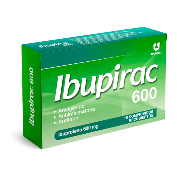 Ibupirac 600 mg 10 Comprimidos - Urufarma Ibupirac 600 mg 10 Comprimidos - Urufarma