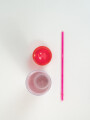 Vaso Con Tapa + Sorbito Gaiman Rosa