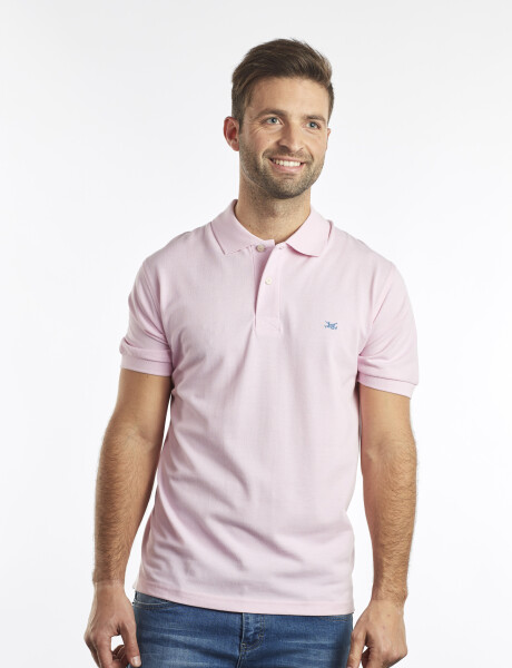 Polo Pique Lisa Rosado