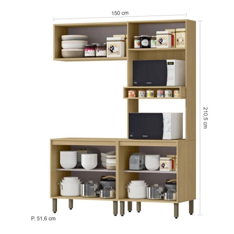 Cocina Modular Gloria 3 Piezas Mdp 15mm Premium Bajo Mesada Aéreo De 80 Cm Torre Para Horno Microondas Alacenas Con Estantes Cocina Modular Gloria 3 Piezas Mdp 15mm Premium Bajo Mesada Aéreo De 80 Cm Torre Para Horno Microondas Alacenas Con Estantes