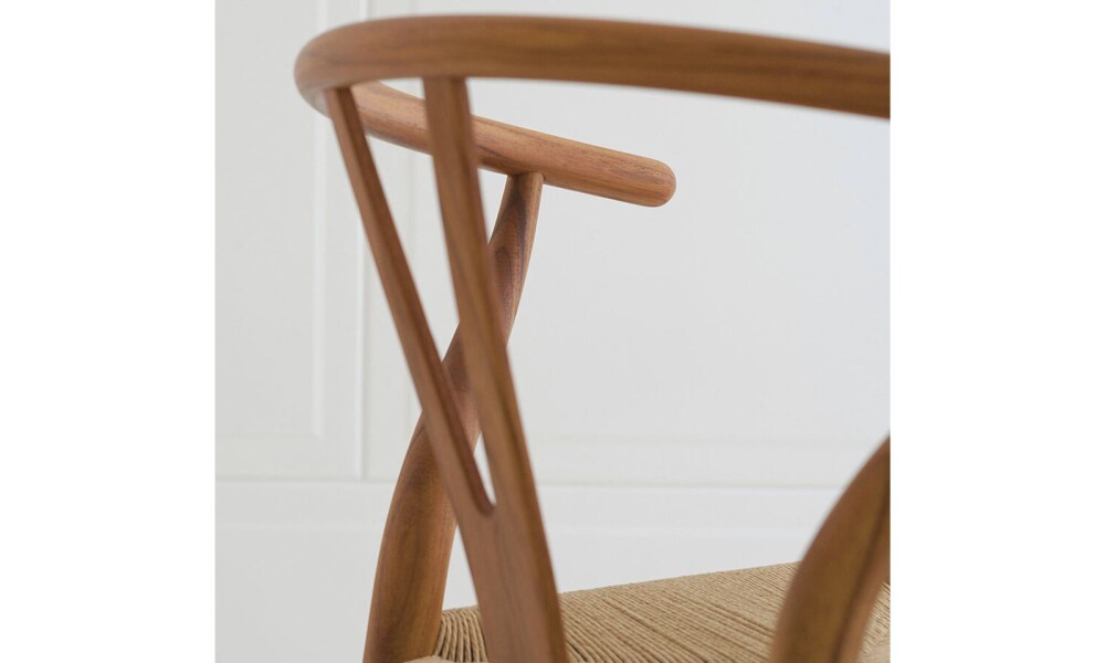 Silla WISHBONE en Madera Natural