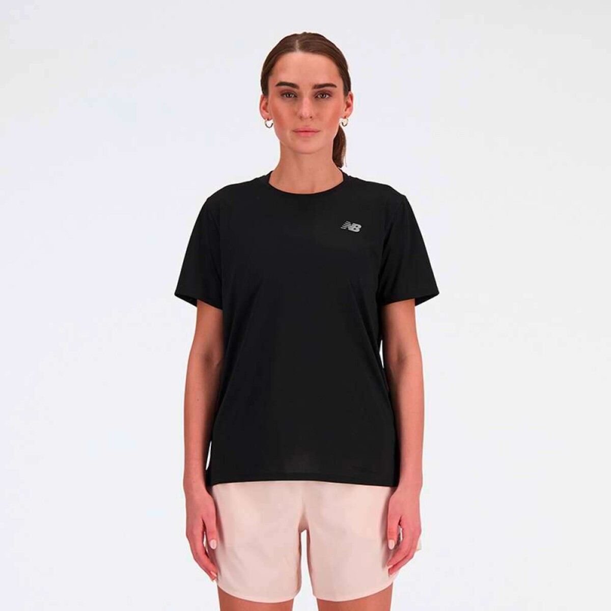 Remera Sport Essentials de Mujer - Negro 