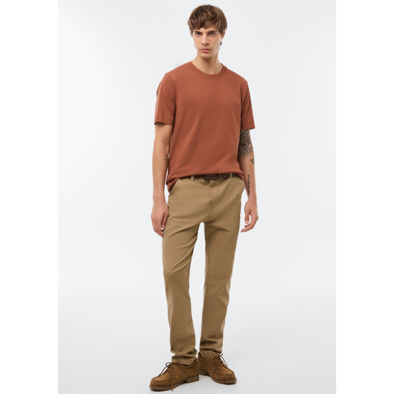 CAMISETA MM MASC MARROM ESCURO