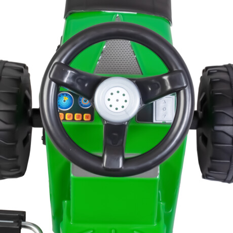 Auto Tractor A Pedal +Remolque Infantil Hecho Brasil Verde