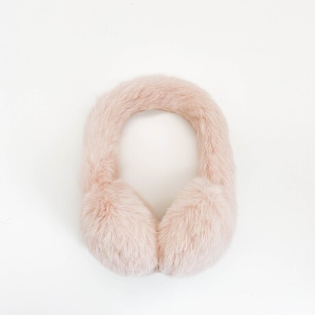 Orejeras plush rosa