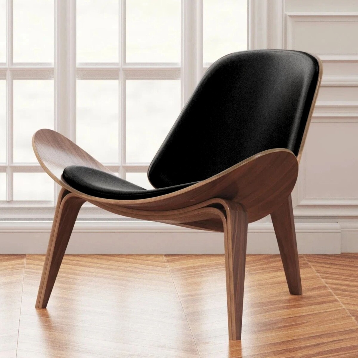 Butaca Shell - Negro 