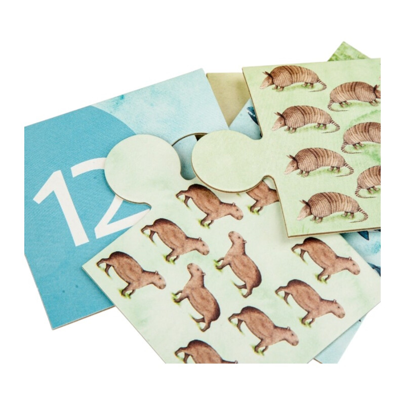 Puzzle Contando Animales del Uruguay Pika Puzzle Contando Animales del Uruguay Pika