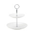 Porta Cupcakes Doble Piso Porcelana 15.5cm/12.5cm Porta Cupcakes Doble Piso Porcelana 15.5cm/12.5cm